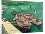 Landing Stage with Boats by Vincent van Gogh