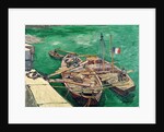 Landing Stage with Boats by Vincent van Gogh