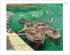Landing Stage with Boats by Vincent van Gogh