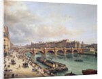 View of Pont Neuf, 1832 by Giuseppe Canella