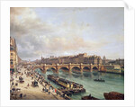 View of Pont Neuf, 1832 by Giuseppe Canella