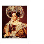 Portrait of Barbara Smetanova, mother of Federic Smetana by Antonin Machek