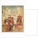 Christ before Herod, left panel from the Retable of the Passion, 1517-20 by Antonio Ronzen