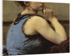 The Woman in Blue, 1874 by Jean Baptiste Camille Corot