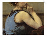 The Woman in Blue, 1874 by Jean Baptiste Camille Corot