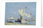 Sailing Boats, c.1869 by Eugene Louis Boudin