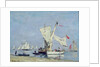 Sailing Boats, c.1869 by Eugene Louis Boudin