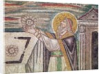 Melchisedech offers Bread at the Altar by Byzantine School