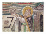 Melchisedech offers Bread at the Altar by Byzantine School