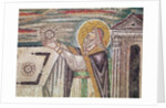 Melchisedech offers Bread at the Altar by Byzantine School