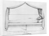 Sketch of Napoleon I on his deathbed drawn at St. Helena by Capitaine Marryal by French School