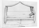 Sketch of Napoleon I on his deathbed drawn at St. Helena by Capitaine Marryal by French School