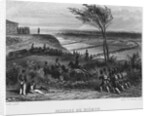 Crossing the River Niemen in June 1812, engraved by Beyer and Doherty by Denis-Auguste-Marie Raffet