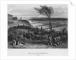 Crossing the River Niemen in June 1812, engraved by Beyer and Doherty by Denis-Auguste-Marie Raffet