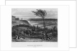 Crossing the River Niemen in June 1812, engraved by Beyer and Doherty by Denis-Auguste-Marie Raffet