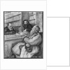 Leo Tolstoy with Nicolas Fedorov and Vladimir Solovyov, Russian philisophers by Leonid Osipovic Pasternak
