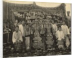 Theatre company, Burma, c.1910 by English Photographer