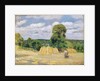 Harvesting at Montfoucault, 1876 by Camille Pissarro