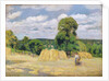 Harvesting at Montfoucault, 1876 by Camille Pissarro