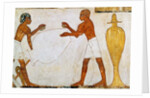 Engraving and polishing vases in gold and silver by Egyptian 18th Dynasty