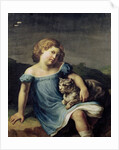 Portrait of Louise Vernet as a Child, 1818-19 by Theodore Gericault