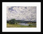 The Seine at Suresnes, 1877 by Alfred Sisley