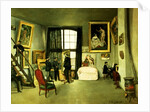 Bazille's Studio, 1870 by Jean Frederic Bazille
