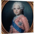 Portrait of Louis of France Count of Provence and future King Louis XVIII by Maurice Quentin de la Tour