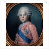Portrait of Louis of France Count of Provence and future King Louis XVIII by Maurice Quentin de la Tour