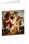 The Rape of the Daughters of Leucippus, 1618 by Peter Paul Rubens