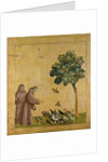 St. Francis of Assisi preaching to the birds, 1299 by Giotto (c.1266-1337)
