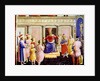 Saints Cosmas and Damian and their brothers before the proconsul Lysias by Fra Angelico