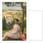 View of the village, Castelnau, 1868 by Jean Frederic Bazille