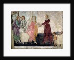 Venus and the Graces offering gifts to a young girl, 1486 by Sandro Botticelli