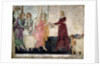 Venus and the Graces offering gifts to a young girl, 1486 by Sandro Botticelli