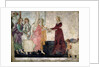 Venus and the Graces offering gifts to a young girl, 1486 by Sandro Botticelli