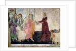 Venus and the Graces offering gifts to a young girl, 1486 by Sandro Botticelli