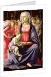 The Virgin and Child surrounded by Five Angels by Sandro Botticelli