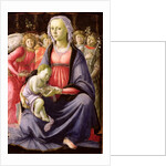 The Virgin and Child surrounded by Five Angels by Sandro Botticelli