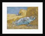 Noon, or The Siesta, after Millet, 1890 by Vincent van Gogh