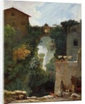 The Falls of Tivoli, 18th century by Jean-Honore Fragonard
