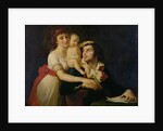 Camille Desmoulins his wife Lucile and their son Horace-Camille c.1792 by Jacques Louis David