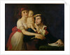 Camille Desmoulins his wife Lucile and their son Horace-Camille c.1792 by Jacques Louis David