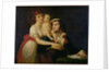 Camille Desmoulins his wife Lucile and their son Horace-Camille c.1792 by Jacques Louis David