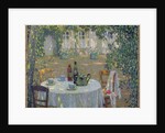 The Table in the Sun in the Garden, Gerberoy, c.1911 by Henri Eugene Augustin Le Sidaner