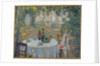 The Table in the Sun in the Garden, Gerberoy, c.1911 by Henri Eugene Augustin Le Sidaner
