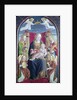 Madonna and Child with Angel Musicians, c.1490-1500 by School Lombard