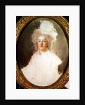 Unfinished portrait of Marie-Antoinette 1770-1819 by Alexandre Kucharski