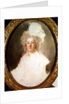 Unfinished portrait of Marie-Antoinette 1770-1819 by Alexandre Kucharski