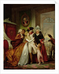 The Departure of the Volunteers by Francois Louis Joseph Watteau